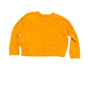 J. Crew Vintage Fleece Orange Sweatshirt